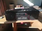 Te koop: Hitachi TRK-3D2E radio / cassette recorder (boombox, Ophalen of Verzenden, Zo goed als nieuw
