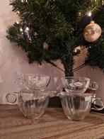 Gratis ophalen - Pickwick theeglazen met schoteltjes, Ophalen of Verzenden, Gebruikt