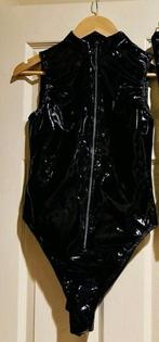 Latex Body met rits maat M, Verzenden, Zwart, Body of Korset