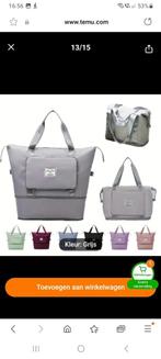 Reistas ( beauty case ) Dames., Sieraden, Tassen en Uiterlijk, Tassen | Damestassen, Ophalen of Verzenden, Nieuw, Grijs, Overige typen