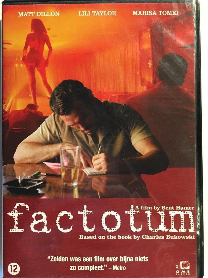 Factotum, Cd's en Dvd's, Dvd's | Filmhuis, Zo goed als nieuw, Overige gebieden, Vanaf 12 jaar, Ophalen of Verzenden