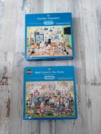 Twee Legpuzzels: Purrfect Chocolate & Mad Catter's Tea Party, Ophalen, 500 t/m 1500 stukjes, Zo goed als nieuw, Legpuzzel