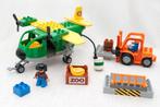 Duplo 5594 - groot vracht vliegtuig met Vorkheftruck, Kinderen en Baby's, Speelgoed | Duplo en Lego, Ophalen of Verzenden, Gebruikt