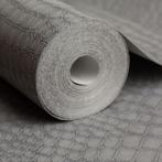 Nieuwe rol behang krokodillen vinyl  in grijs, Ophalen of Verzenden, Minder dan 10 m², Grijs