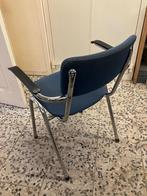 Eetkamerstoelen retro fifties, Ophalen, Gebruikt, Stof, Blauw