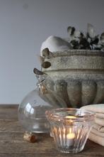 Oude brocante glazen wespenvanger Nr.4 *Pronck & Praal*, Ophalen of Verzenden