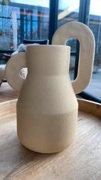 Hema vaas, keramiek, creme., Overige kleuren, -, -, Aardewerk of Porselein