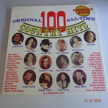 100 Original All-Time Country Hits - Johnny Cash eva (4lp beschikbaar voor biedingen