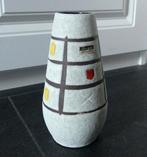 Scheurich 529-18 sixties vintage vaas wit West-Germany, Gebruikt, Wit, Aardewerk of Porselein, Ophalen of Verzenden