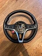 Alfa Romeo lederen Stuurwiel Giulia Stelvio verwarmd, Auto-onderdelen, Besturing, Ophalen of Verzenden, Gebruikt, Alfa Romeo