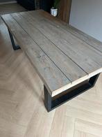 Steiger houten eettafel met ijzer frame, Huis en Inrichting, Tafels | Salontafels, Ophalen, 200 cm of meer, 50 tot 100 cm, Zo goed als nieuw