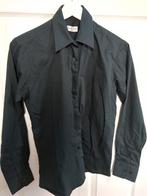 Zgn dames blouse overhemd donkerblauw maat 36 getaillerd, Ophalen of Verzenden, Zo goed als nieuw, Maat 36 (S), Blauw