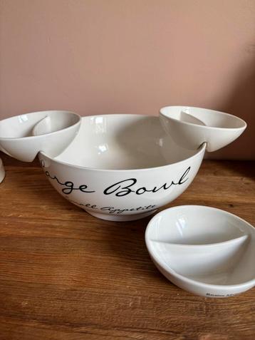 Riviera maison large bowl. Schaal met 3 kleine schaaltjes beschikbaar voor biedingen