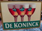 Reclamebord De Koninck. 26x19, Verzamelen, Ophalen of Verzenden, Reclamebord