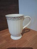 Queen's Garden Mok Crème met Bloemmotief, Ophalen of Verzenden, Zo goed als nieuw, Overige stijlen, Kop(pen) en/of Schotel(s)