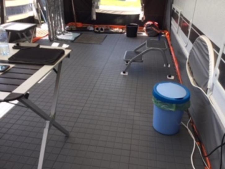 voortenttegel tenttegel tentvloer, Caravans en Kamperen, Kampeeraccessoires, Zo goed als nieuw, Ophalen of Verzenden