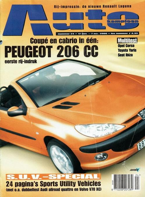 Autokampioen 2000 nr. 24 (o.a. Volvo V70 Cross Country), Boeken, Auto's | Folders en Tijdschriften, Gelezen, Algemeen, Verzenden