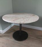 Salontafel creme zand marmer D60 Luxe tafel Light & Living, Ophalen, 50 tot 100 cm, Rond, Nieuw