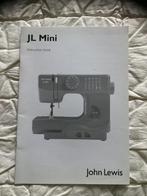 JL mini, instruction book. John Lewis, Hobby en Vrije tijd, Naaimachines en Toebehoren, Verzenden, Zo goed als nieuw, Naaimachine