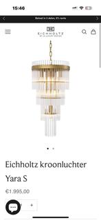Eichholtz Yara S Hanglamp - Stijlvolle kroonluchter, Huis en Inrichting, Ophalen of Verzenden, Zo goed als nieuw, Glas