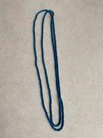 Blauwe kralenketting, Ophalen of Verzenden, Gebruikt, Blauw, Overige materialen