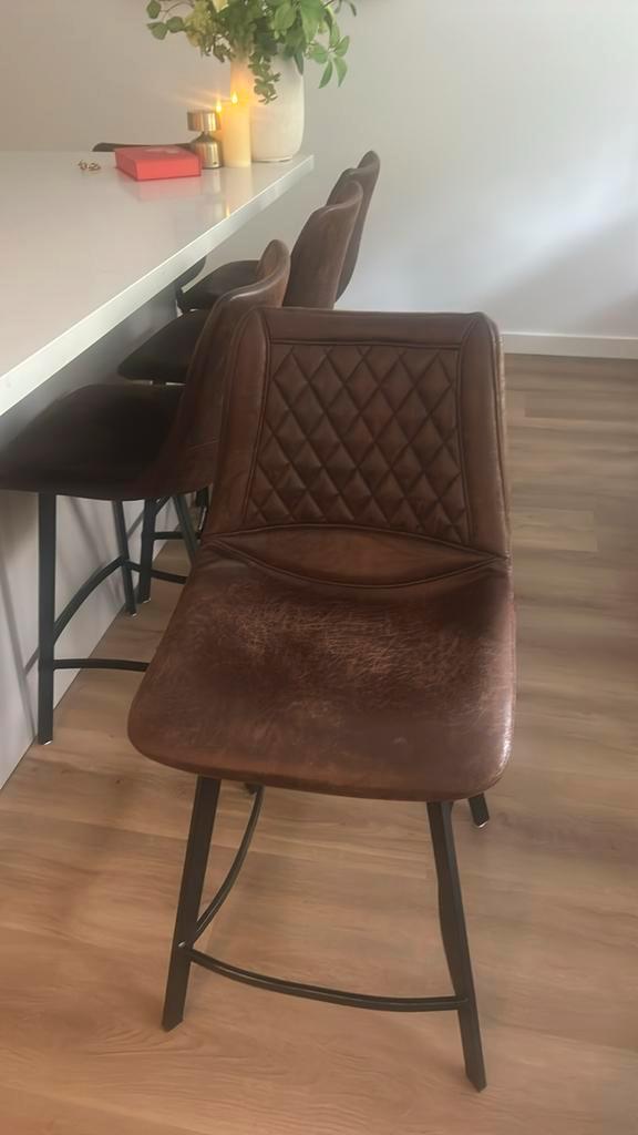 Prachtige barkrukken ‘de Arend’, Huis en Inrichting, Barkrukken, Zo goed als nieuw, 60 tot 90 cm, Ophalen of Verzenden