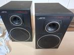 Twee Jamo boxen te koop, Ophalen, Gebruikt, 60 tot 120 watt, Front, Rear of Stereo speakers