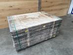 Steenschot hardhout 5x 95x140 cm gebruikte steenschotten, Doe-het-zelf en Verbouw, Gebruikt, 25 tot 50 mm, Overige typen, Ophalen of Verzenden
