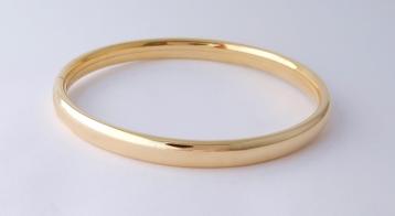 Zware 18 karaat Gouden Armband Esclave Slavenarmband beschikbaar voor biedingen