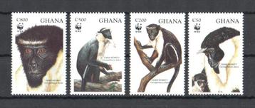 WWF set postzegels van de Dianameerkat beschikbaar voor biedingen