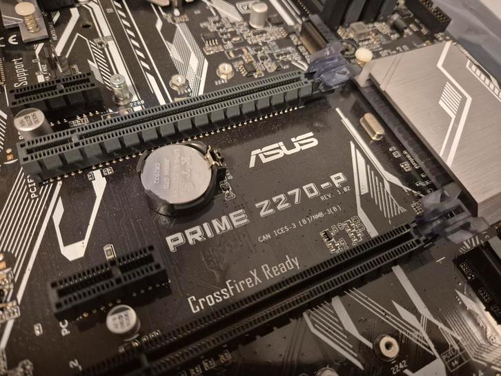 Asus Prime Z270-P Moederbord - Gebruikt, Computers en Software, Moederborden, Gebruikt, Intel, DDR4, Ophalen of Verzenden