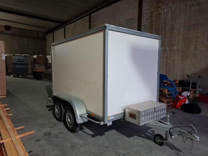 Gesloten aanhangwagen 250x150x150, Auto diversen, Aanhangers en Bagagewagens, Zo goed als nieuw, Ophalen