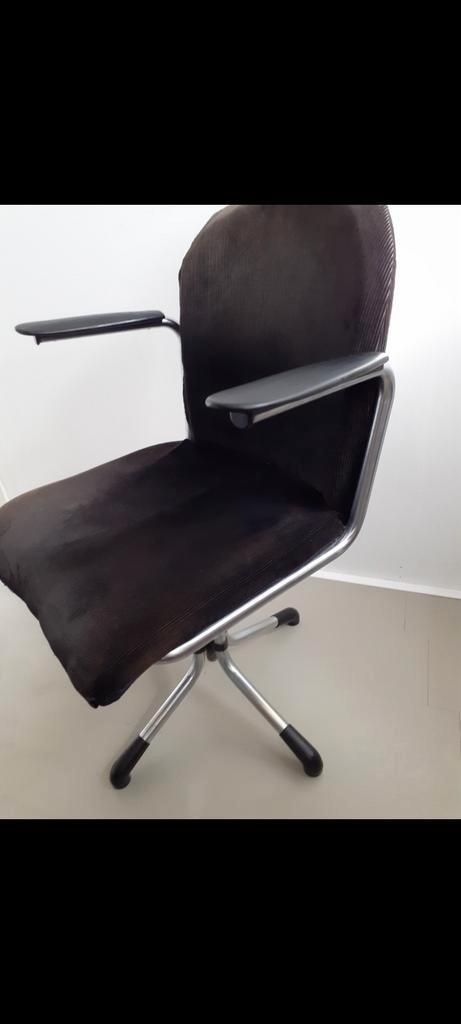 Gispen bureaustoel model 356 met armleuningen, Huis en Inrichting, Bureaustoelen, Gebruikt, Zwart, Ophalen of Verzenden