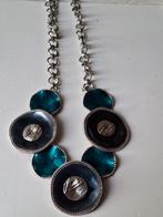 Ketting met draagsporen, Gebruikt, Blauw, Ophalen of Verzenden, Overige materialen