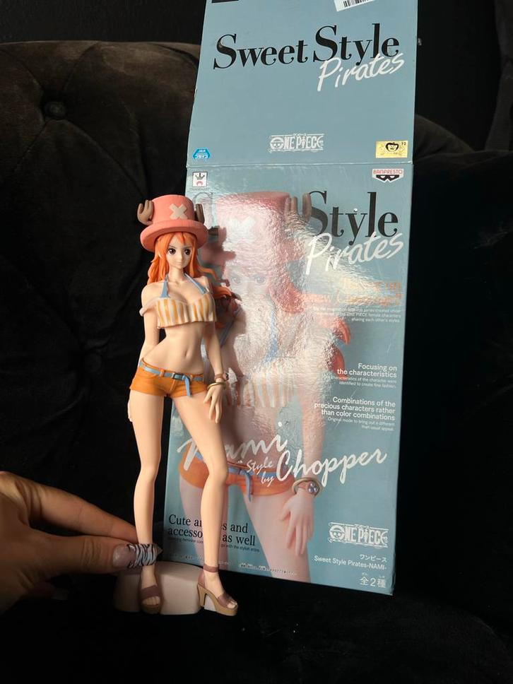 Nami One Piece Banpresto Figure - Sweet Style Pirates, Kinderen en Baby's, Speelgoed | Actiefiguren, Zo goed als nieuw, Ophalen of Verzenden