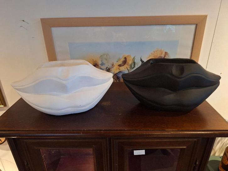 Toffe Lippen potten, Lips bakken, nieuw uit de doos, Tuin en Terras, Bloempotten, Nieuw, Kunststof, Binnen, Minder dan 40 cm, Minder dan 25 cm