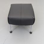 2x Montis Charly hocker/voetenbank zwart leder, Niet ingevuld, Minder dan 50 cm, Minder dan 50 cm, Ophalen of Verzenden