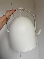witte lampenkap industriële look, Ophalen, Zo goed als nieuw, Rond, 25 tot 50 cm