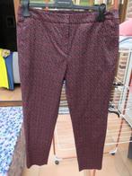 Geklede broek nieuw print terracota Natan mt 42, Bruin, Maat 42/44 (L), Nieuw, Ophalen of Verzenden