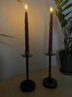 Kandelaar staal, Huis en Inrichting, Woonaccessoires | Kandelaars en Kaarsen, Overige kleuren, 25 tot 50 cm, Nieuw, Ophalen of Verzenden