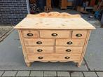 Grenen ladekast commode gerestyld kuif kan eraf, RoDeKo Volendam, R.kooij65@gmail.com, Gebruikt, 5 laden of meer