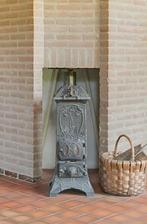 Antieke gietijzeren kachel Meyes & Hoveler, Huis en Inrichting, Kachels, Ophalen, Gebruikt, Houtkachel, Vrijstaand