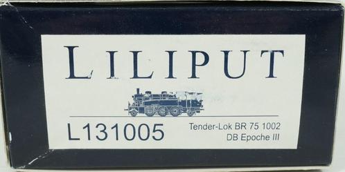 Lilipu stoom[okomotief BR 75 1002 DB  digitaal en rook vb, Hobby en Vrije tijd, Modeltreinen | H0, Nieuw, Locomotief, Gelijkstroom