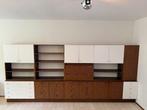 Vintage - Retro wengé kast Pastoe stijl. 2-delig of geheel, Ophalen, Huis en Inrichting