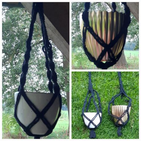 Macramé plantenhangers te koop (handgemaakt), Huis en Inrichting, Woonaccessoires | Wanddecoraties, Nieuw, Ophalen of Verzenden