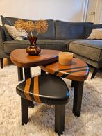 Salontafel - eikenhouten geschilderd, Ophalen, Eikenhout, Minder dan 50 cm, 50 tot 100 cm