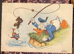 Vijf kaarten Met Mickey Mouse, Donald Duck, … 1955, Ophalen of Verzenden, Zo goed als nieuw