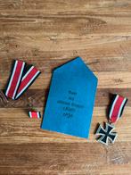 WW2 Duitse Prussian iron cross  EK2 medailleset, Ophalen, Duitsland, Lintje, Medaille of Wings