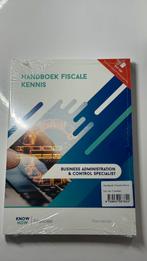 Handboek Fiscale Kennis – mbo 4, Verzenden, Nieuw, Overige niveaus, Overige vakken