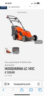 Husqvarna LC 141C elctrische grasmaaier ZGAN, Ophalen, Cirkelmaaier, Elektrische grasmaaier, Zo goed als nieuw